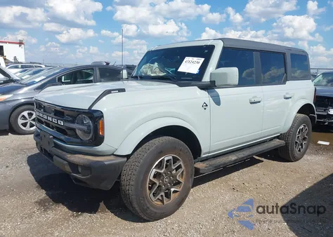 2024 Ford Bronco Outer Banks z USA, uszkodzony, nr VIN 1FMEE8BP5RLA43689